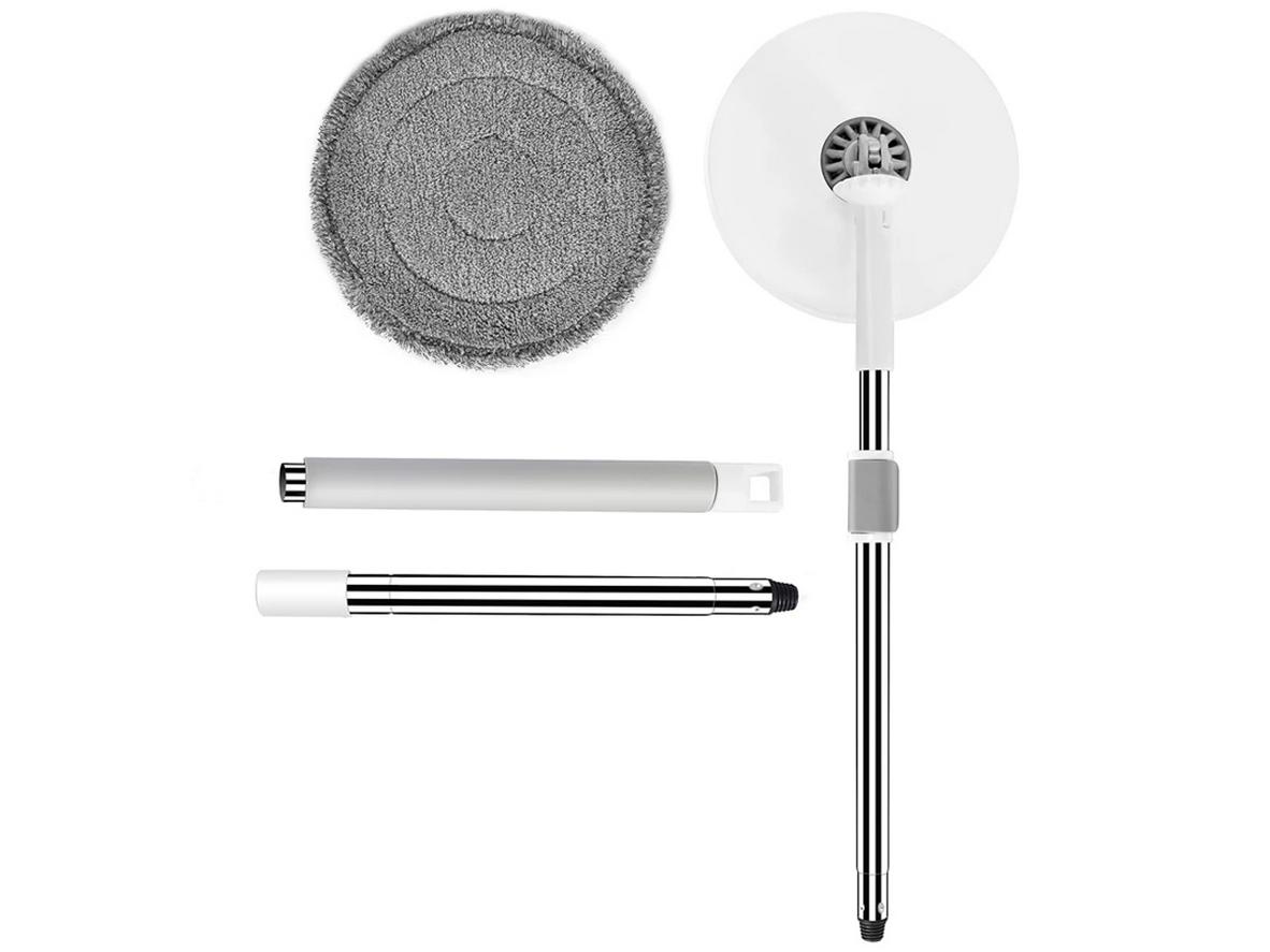 Đầu lau xoay 360 độ hỗ trợ vệ sinh các góc hẹp và khu vực khó tiếp cận.