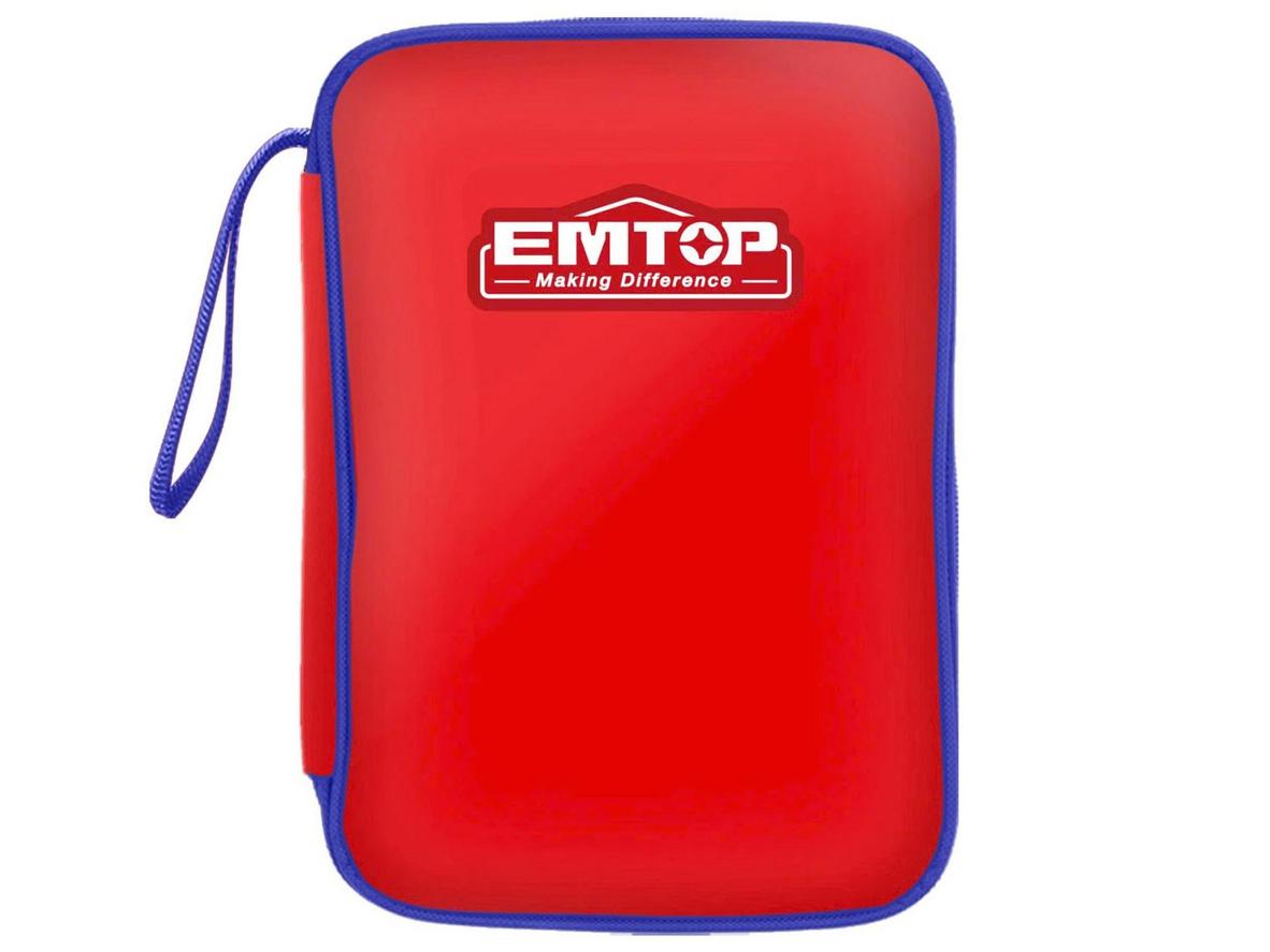 4 kiểu đầu kìm trong bộ Emtop EPLSC7411 hỗ trợ nhiều góc thao tác khác nhau.