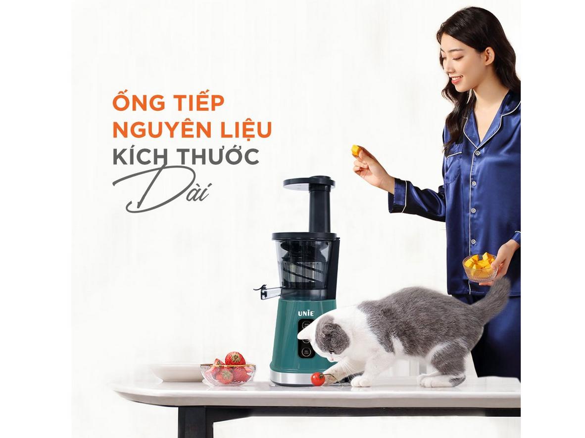 Ép chậm giúp giữ chất lượng nước ép tốt hơn.