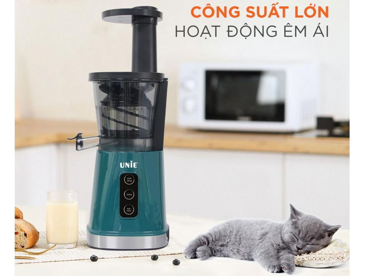 Ép chậm giúp giữ chất lượng nước ép tốt hơn.