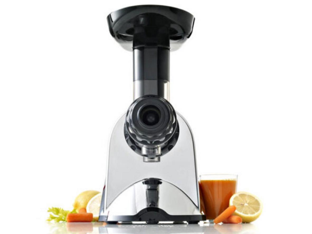 Ép kiệt rau xanh với tốc độ 80 vòng/phút