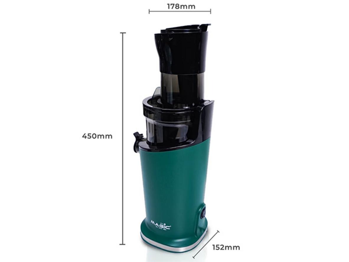 Tốc độ 55 vòng/phút giúp nước ép mịn và ít bọt hơn.