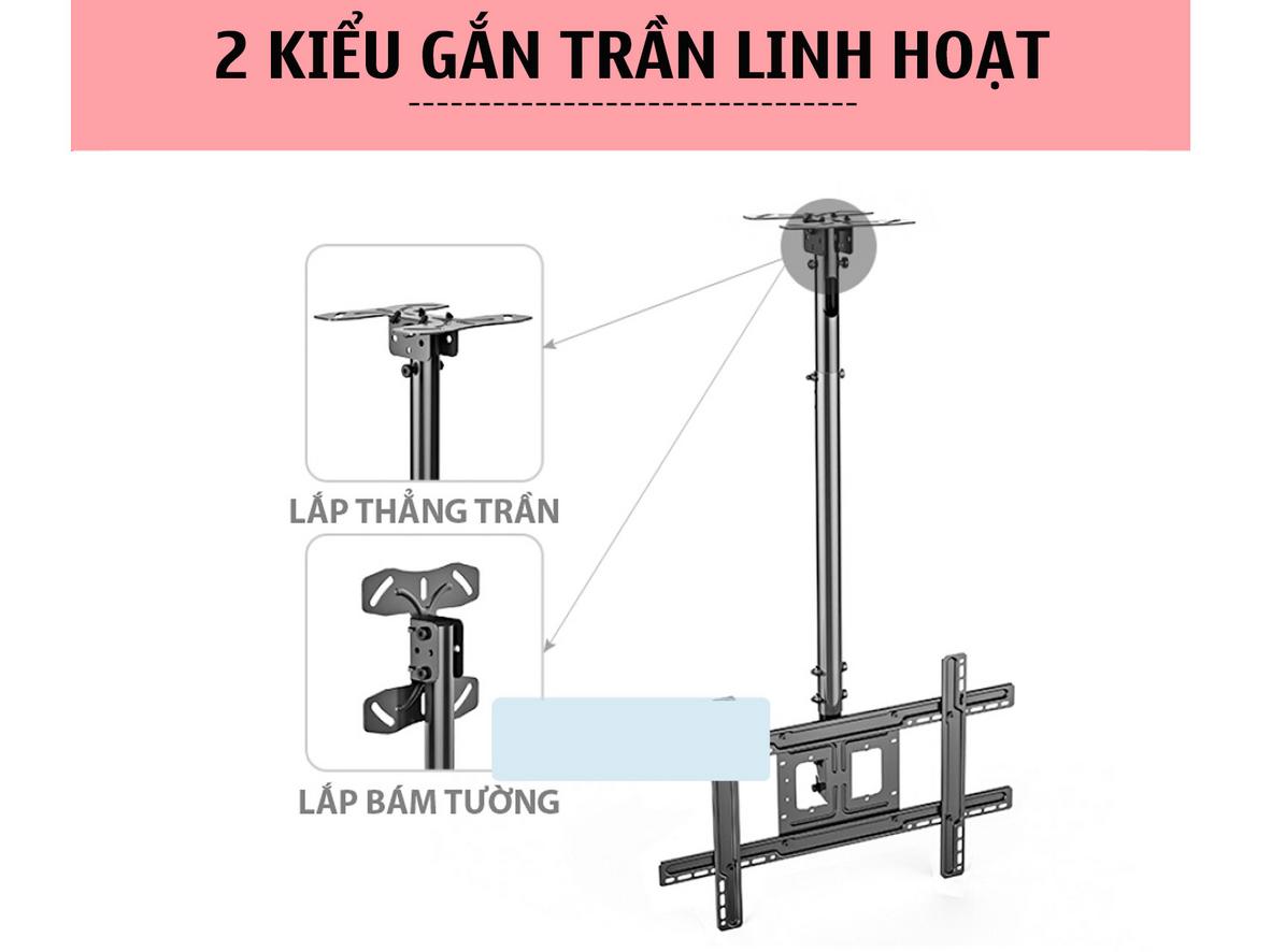 Xoay và nghiêng linh hoạt giúp tối ưu góc nhìn.