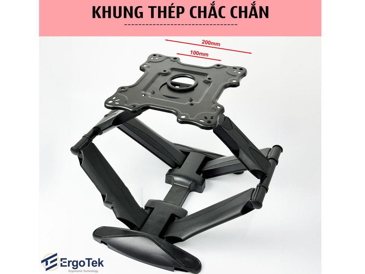 Xoay 160 độ giúp tối ưu góc nhìn ở nhiều vị trí ngồi.