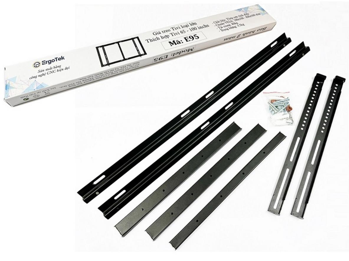 Thông số chính của giá treo tivi sát tường cỡ lớn Ergotek E95.