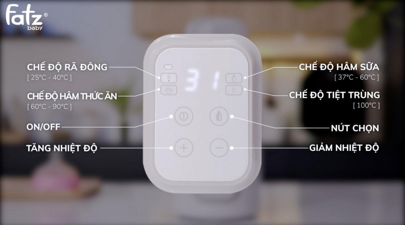 Một máy xử lý nhiều nhu cầu chăm bé trong ngày.