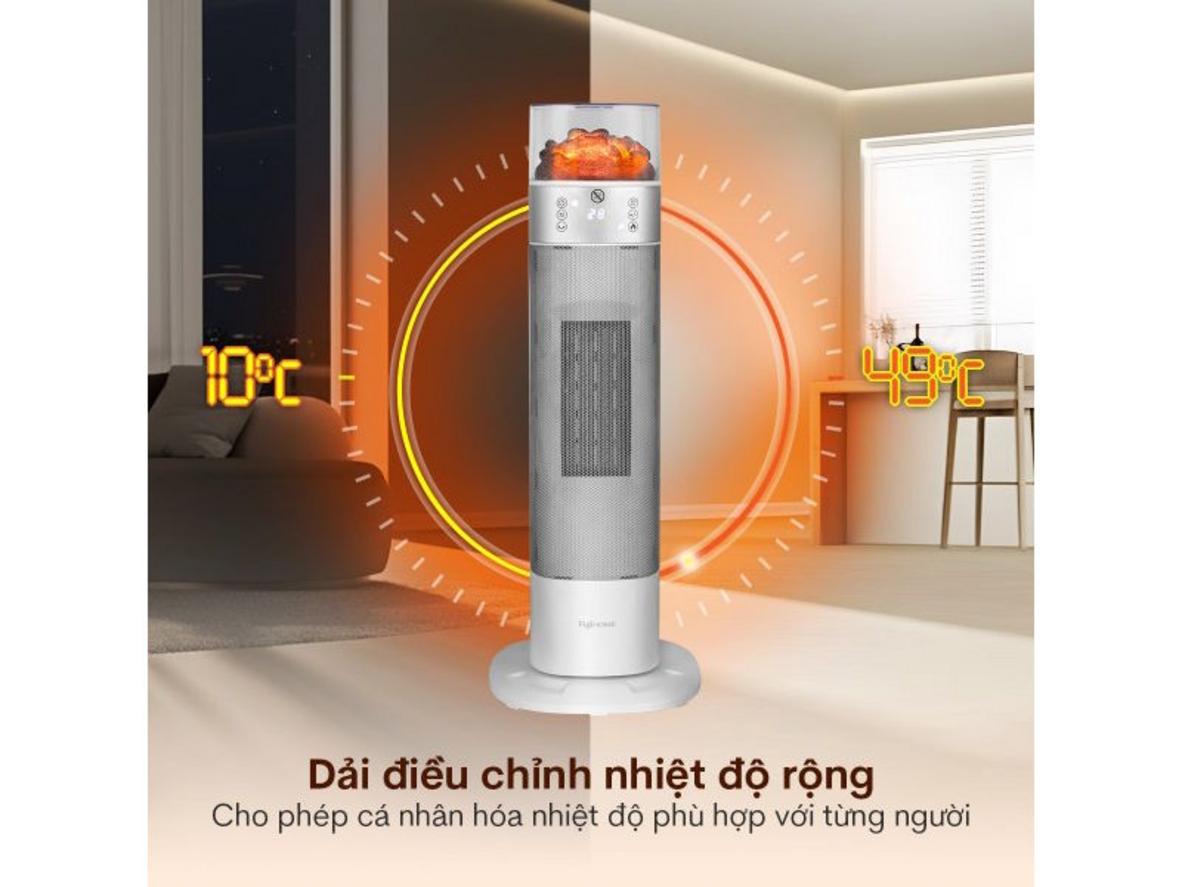 LED và remote giúp thao tác nhanh, dễ kiểm soát.