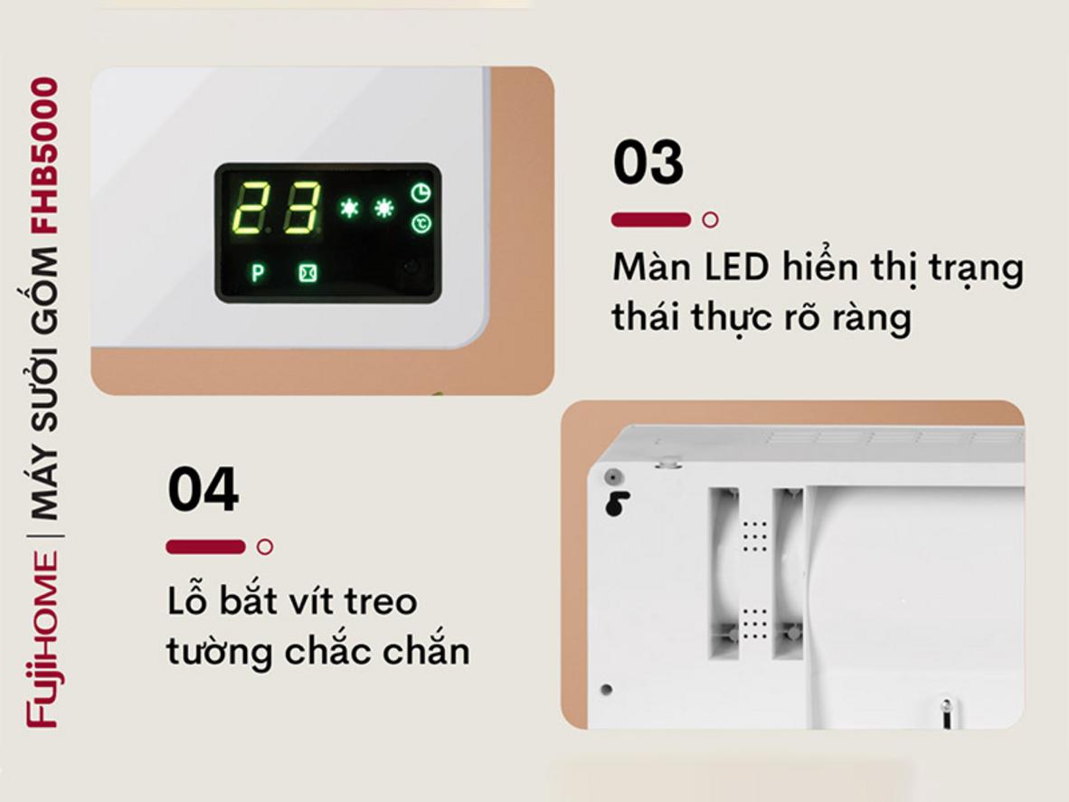 Tính năng tự ngắt quá nhiệt giúp sử dụng yên tâm hơn.