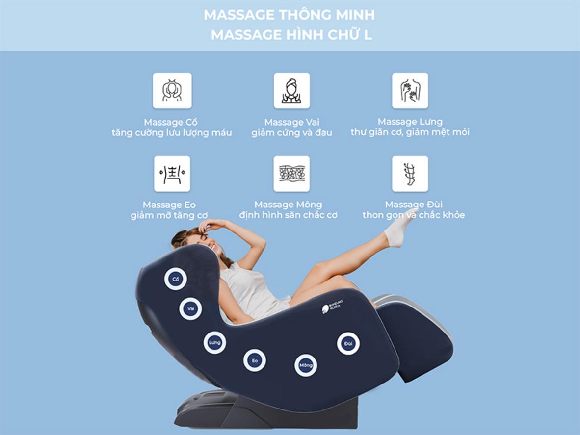 Tổng quan Ghế massage Buheung Blue Angel MK-5400