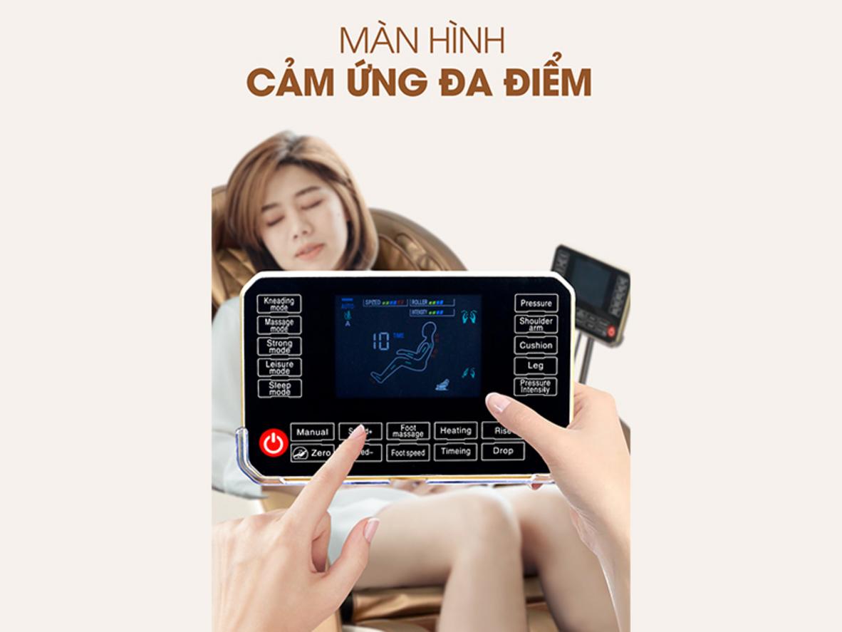 Điều khiển giọng nói tiếng Việt trên Ghế massage Buheung MK-5250
