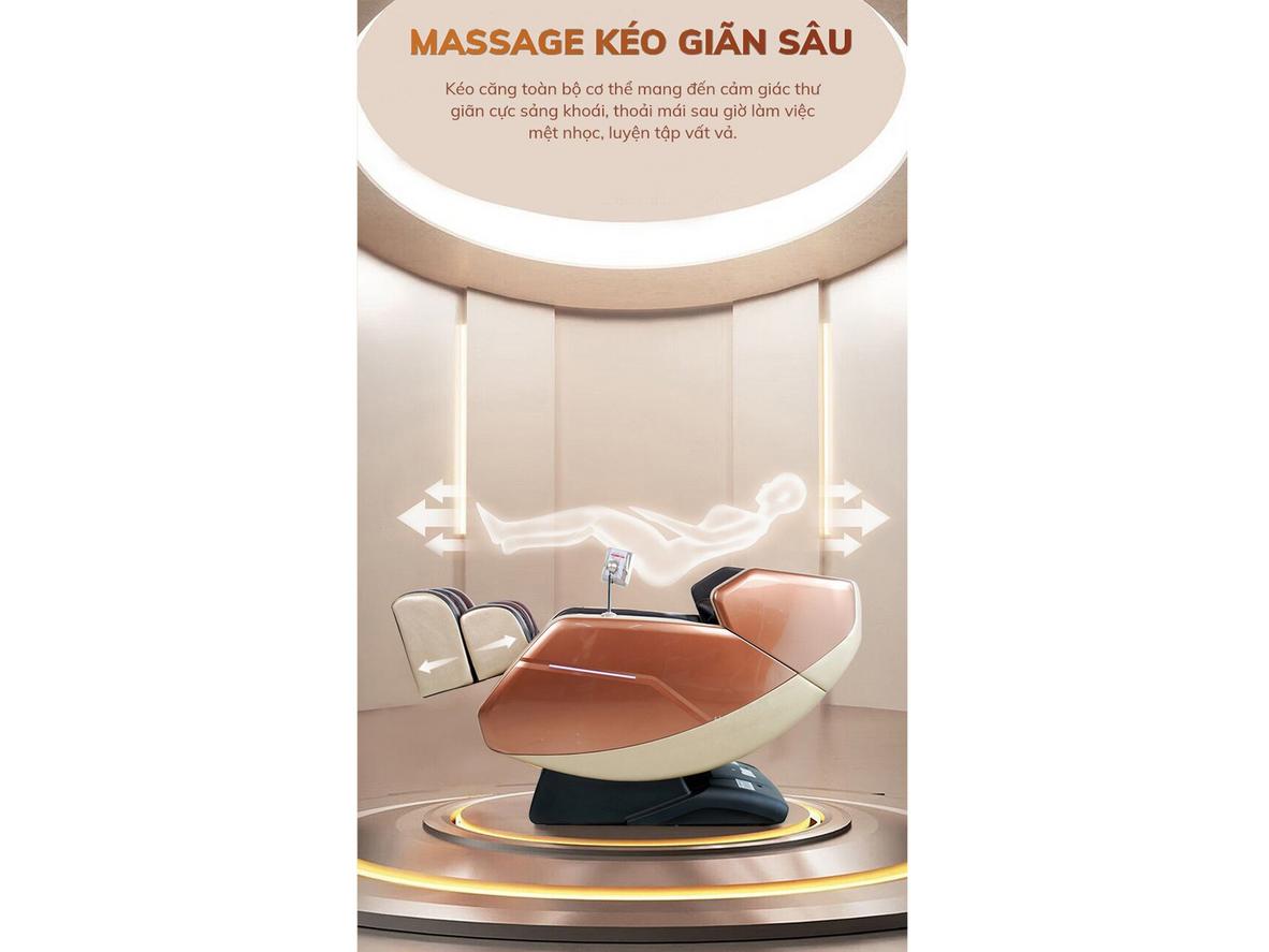 Tổng quan Ghế massage Queen Crown QC S460