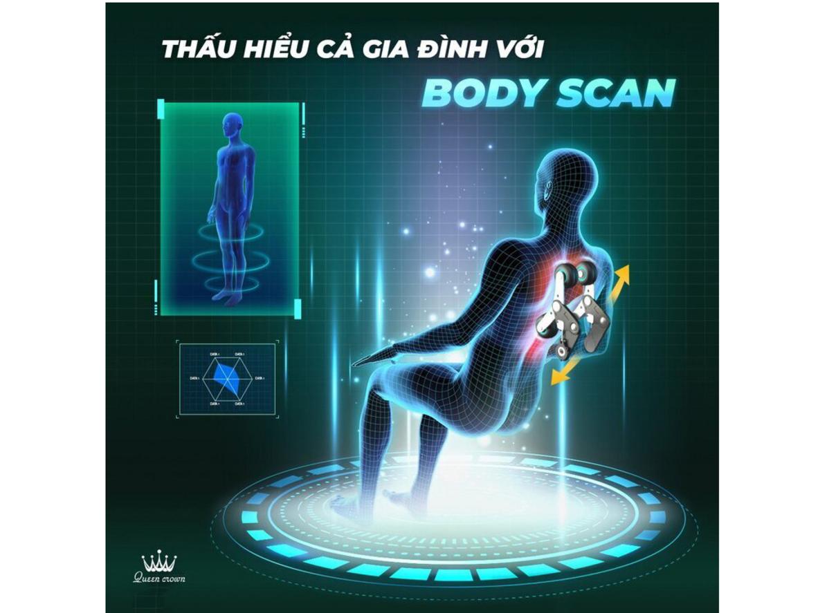 Tổng quan Ghế massage Queen Crown QC SL666