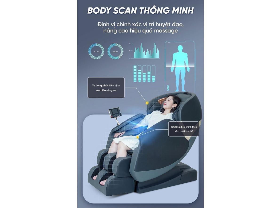 Tổng quan Ghế massage Queen Crown QE455 Pro