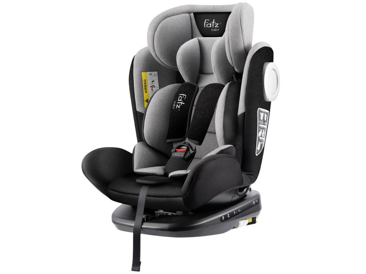 Tổng quan Ghế ngồi ô tô an toàn cho bé xoay 360 độ có Isofix và Top Tether Fatzbaby Protect 1, Model 916