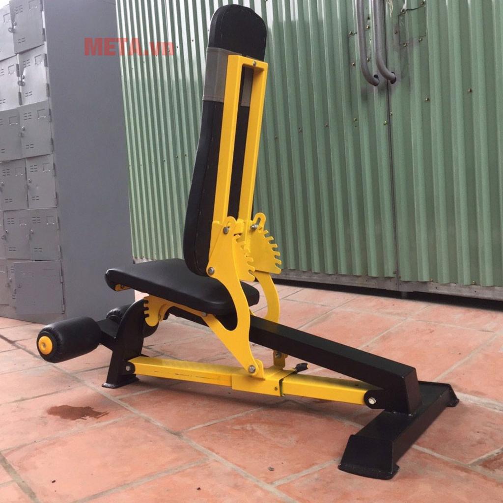 Khung thép giúp ghế vững hơn khi tập các bài thân trên.