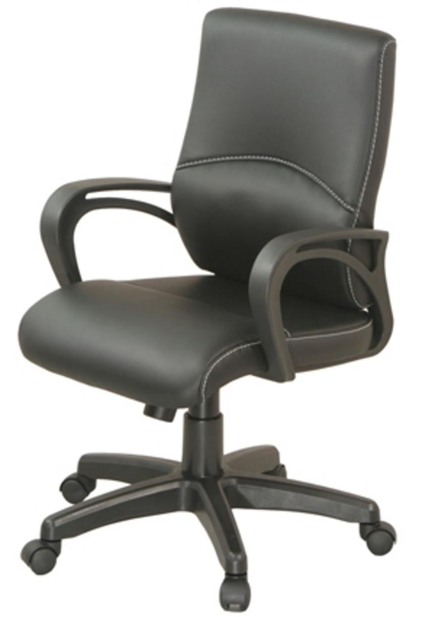Ghế xoay GX18-N lưng trung, form gọn và ngồi êm cho văn phòng.
