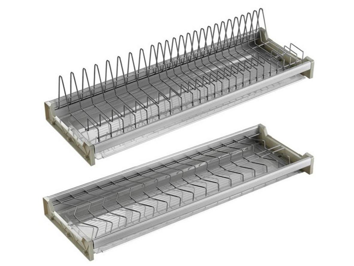 Giá bát đĩa cố định phủ Nano FBN.900 gọn sạch cho tủ bếp 900mm.