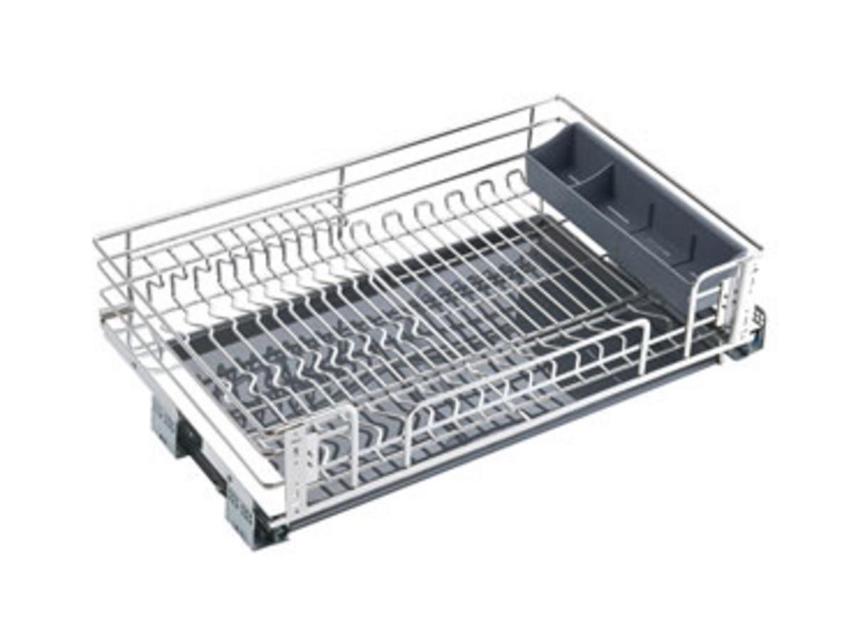 FDO.900M dùng inox SUS304, thiết kế nan oval 2 tầng cho tủ 90cm.