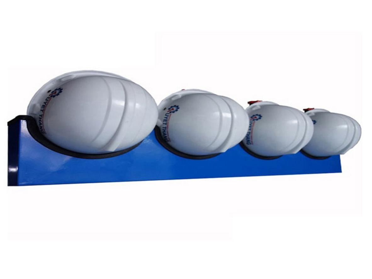 Giá treo tường mũ bảo hộ 4 nón Ally QT-BBH01-A4