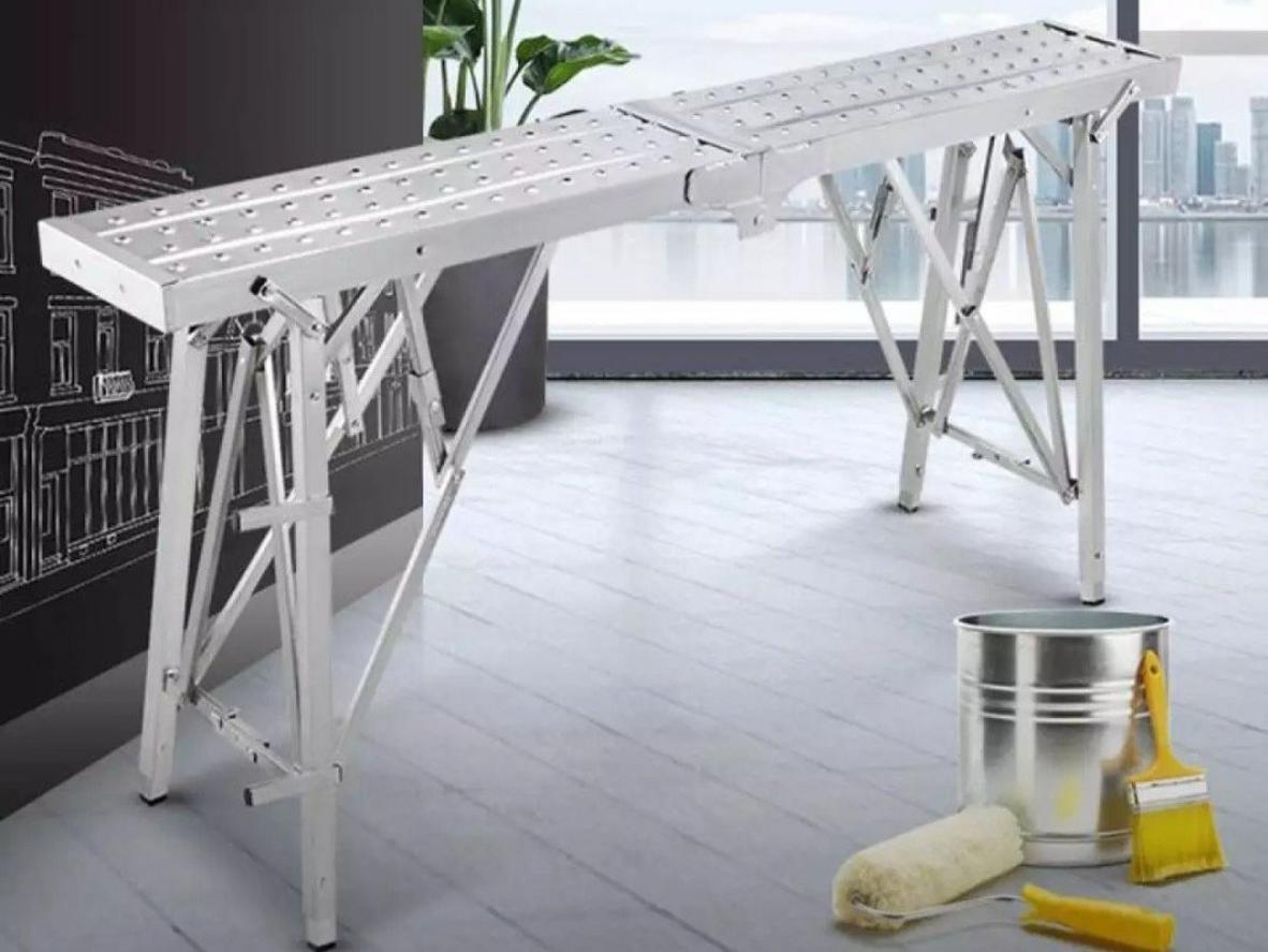 Giàn giáo công trình gấp gọn MD30-200 nổi bật ở thiết kế nhỏ gọn và mặt làm việc dài 200cm.