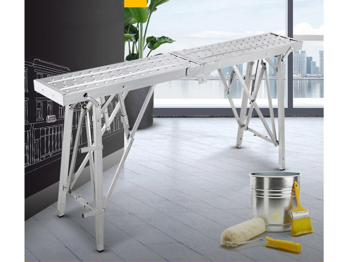 Giàn giáo di động Nikita MD02-140 gọn nhẹ, dễ di chuyển, phù hợp công việc trên cao tầm thấp đến trung bình.