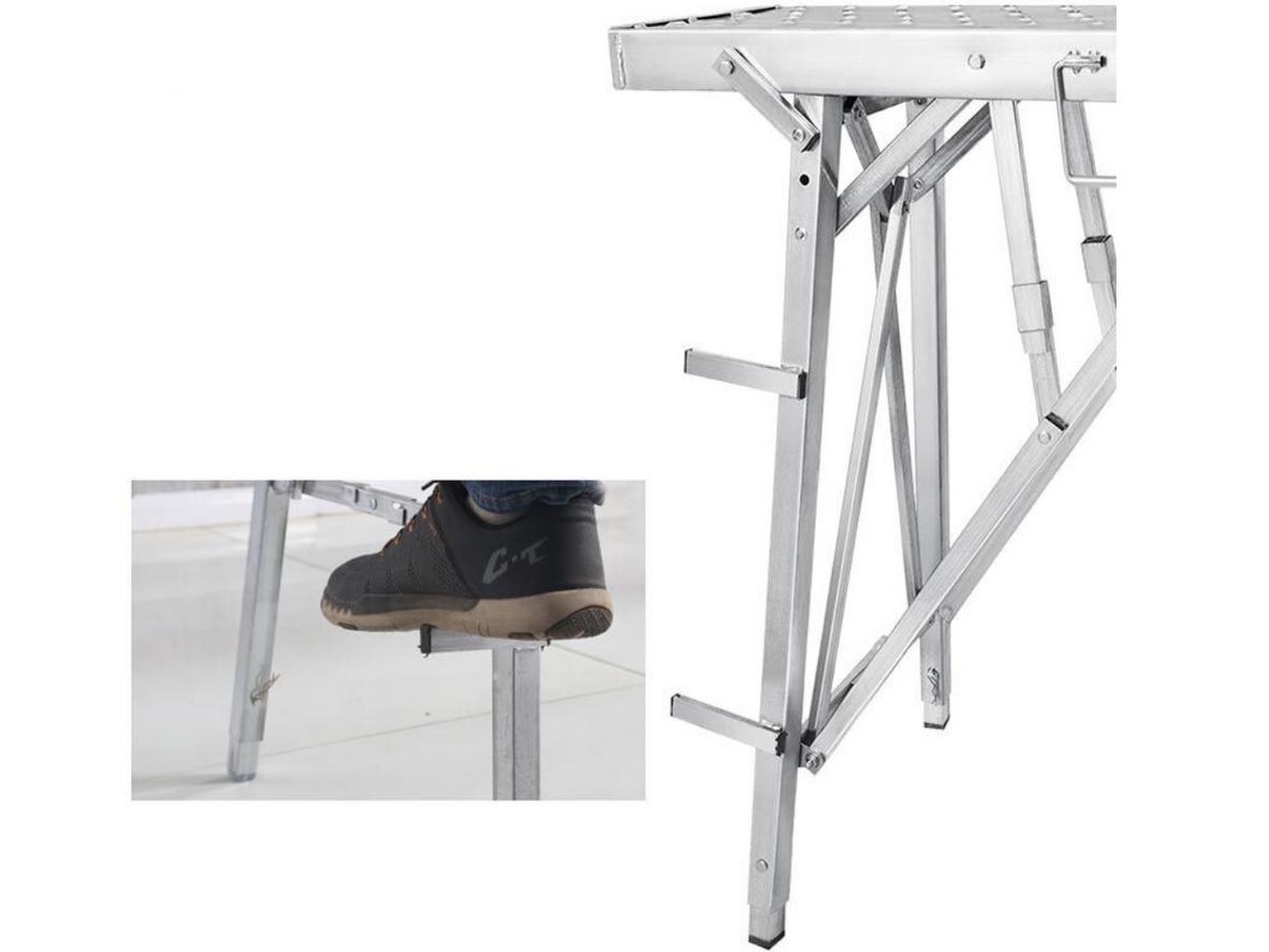 Cơ chế gấp gọn và khóa an toàn giúp MD30-160 dễ dùng, dễ cất.