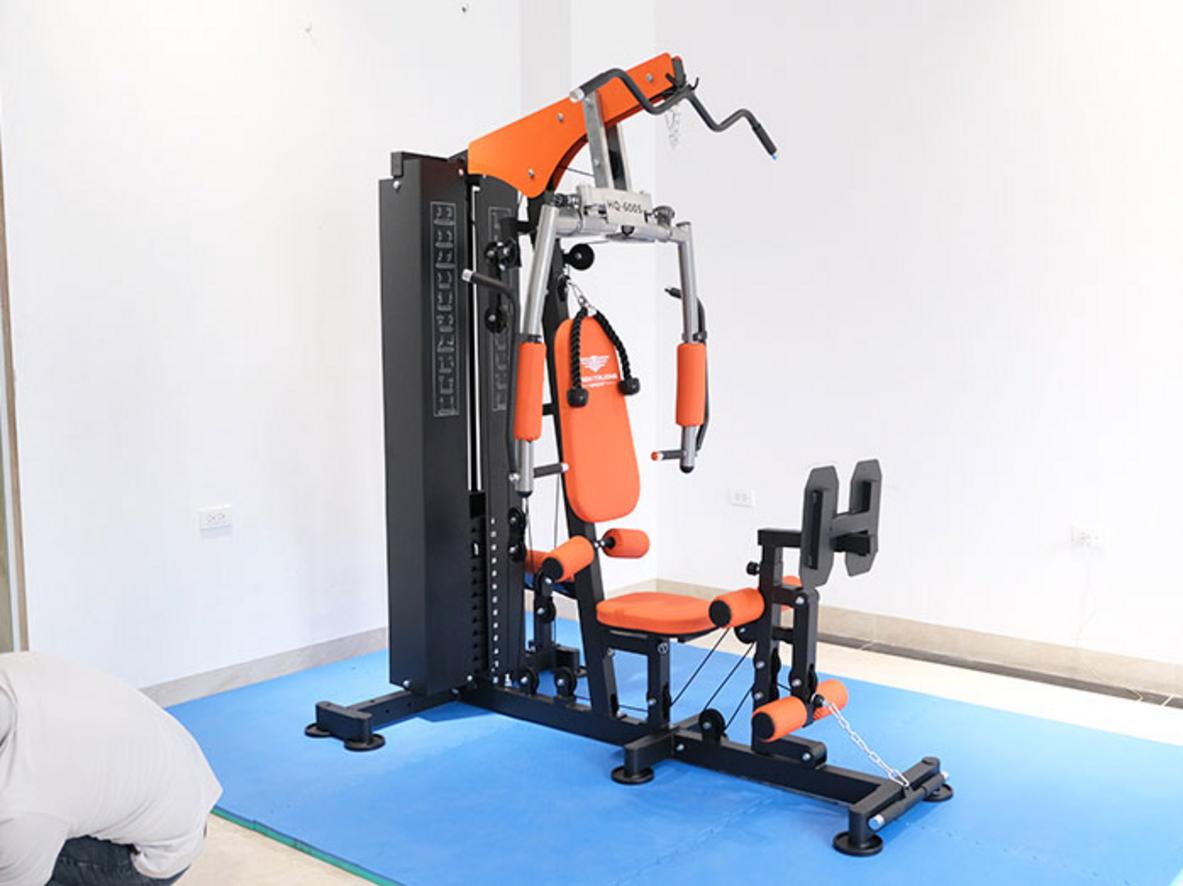 Khung thép hộp sơn tĩnh điện giúp giàn chắc và bền hơn.