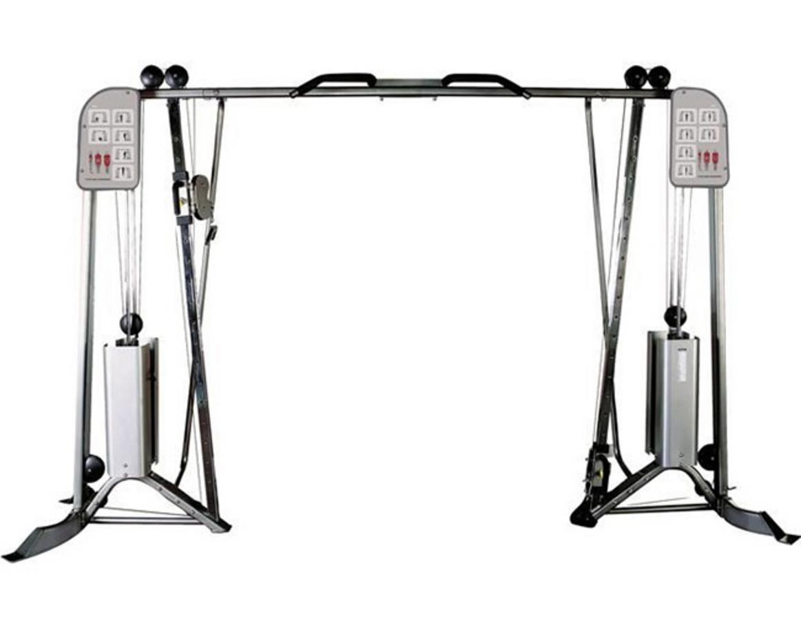 Giàn tập xô bay Impulse IT9313 phù hợp phòng gym thương mại cần đa bài tập và tối ưu diện tích.