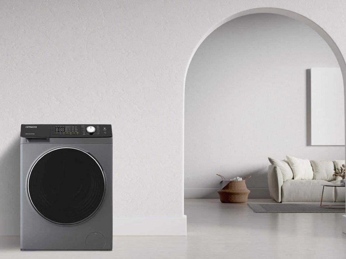 Giặt hơi nước và nước nóng 90°C hỗ trợ làm sạch sâu, giảm mùi bám.
