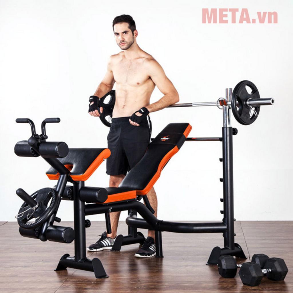 Khung thép sơn tĩnh điện chống rỉ giúp giàn tập bền và ổn định hơn.