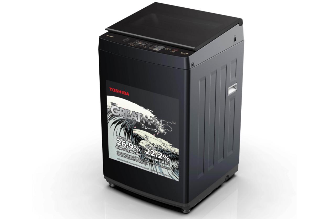 GreatWaves giúp tăng lực giặt và giảm xoắn rối quần áo.
