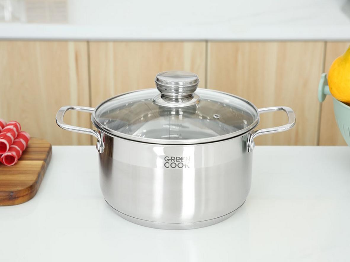 Ba size 16cm, 20cm, 24cm đáp ứng nhiều khẩu phần nấu khác nhau.