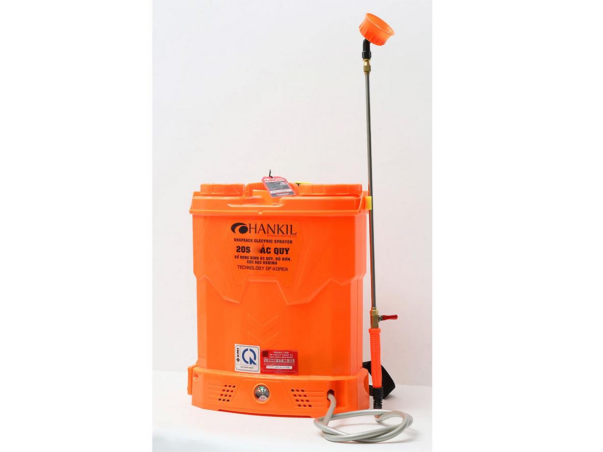 Áp suất ổn định giúp Hankil 20S phun đều, phù hợp nhiều ứng dụng thực tế.