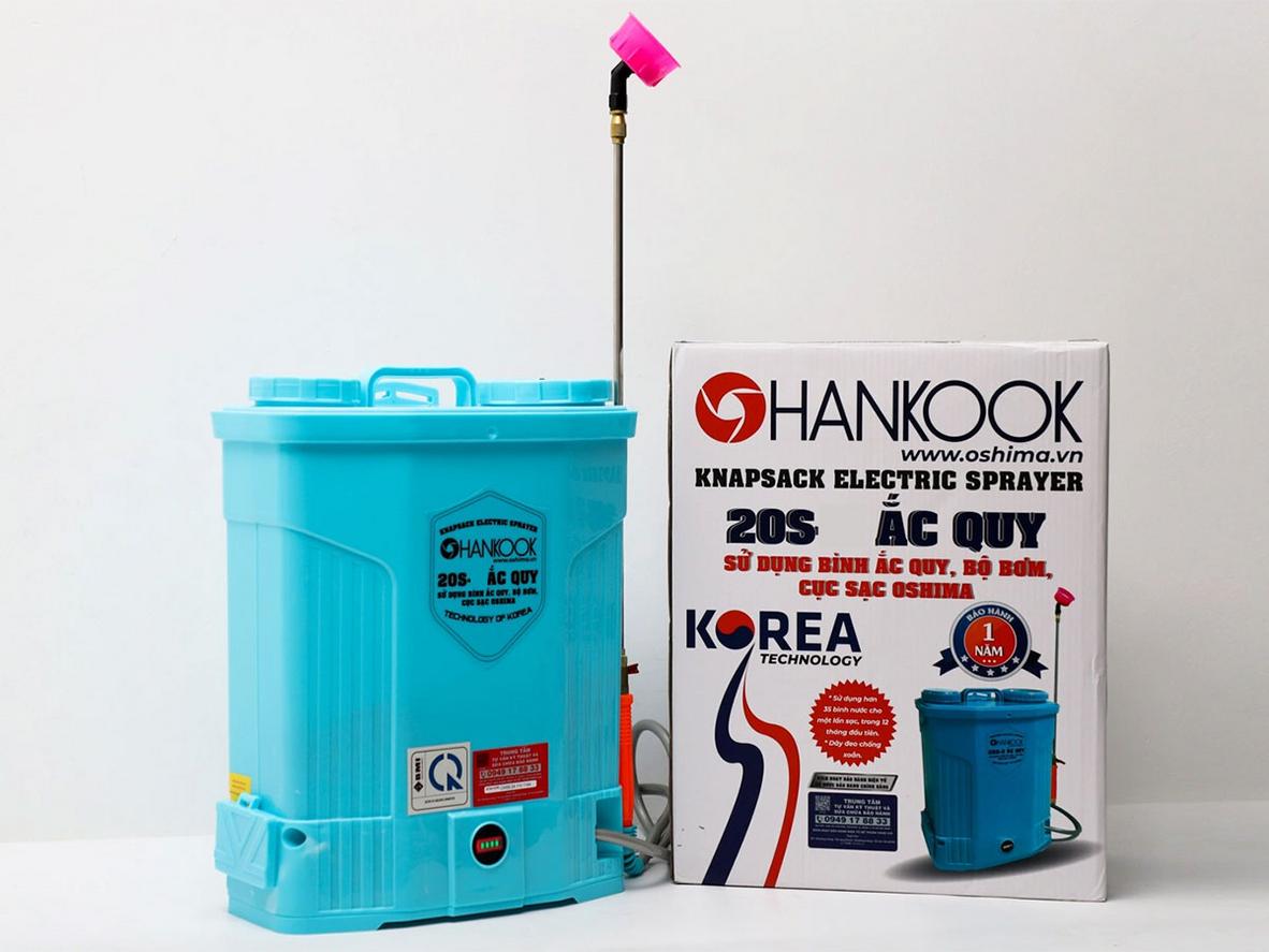 Hankook 20S phù hợp nhiều nhu cầu phun xịt thực tế.