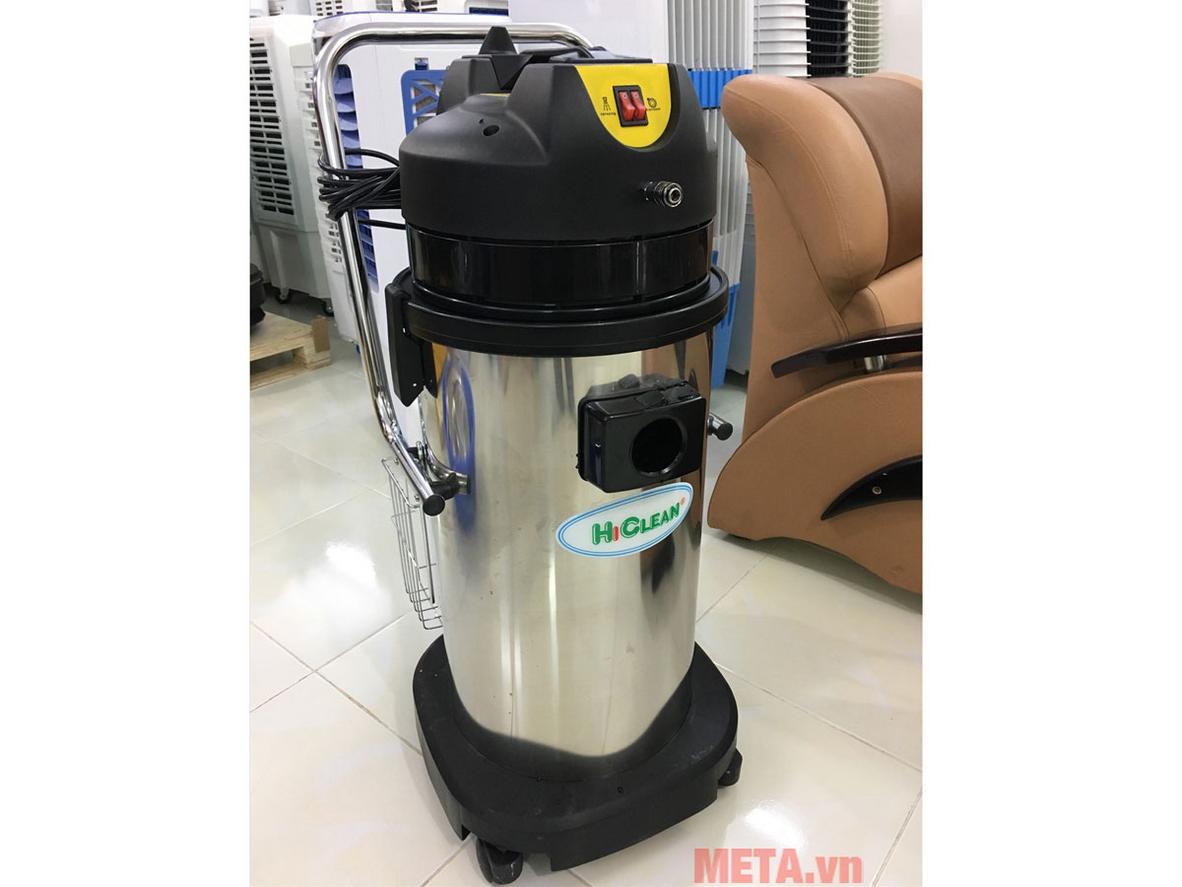 Motor 1.400W cho lực hút ổn định, hỗ trợ rút bớt nước bẩn nhanh.