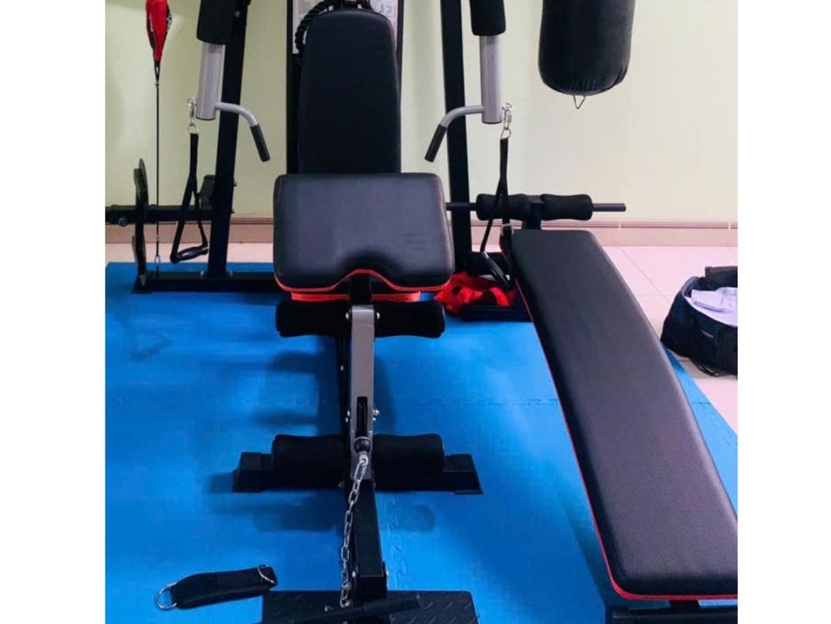 Tải trọng tối đa 245kg giúp HQ-808I vận hành ổn định khi tập nặng.