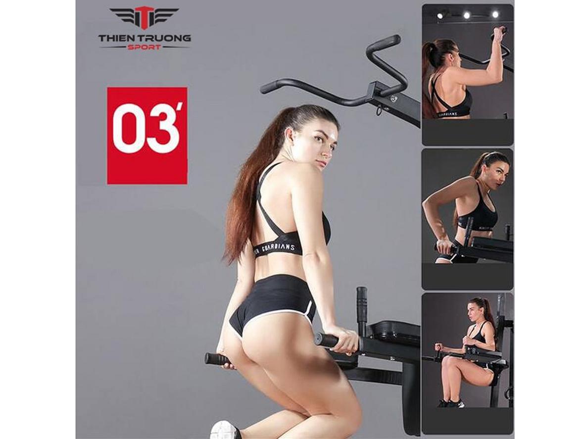 HQ-908S có thể phục vụ tối đa 3 người tập cùng lúc.