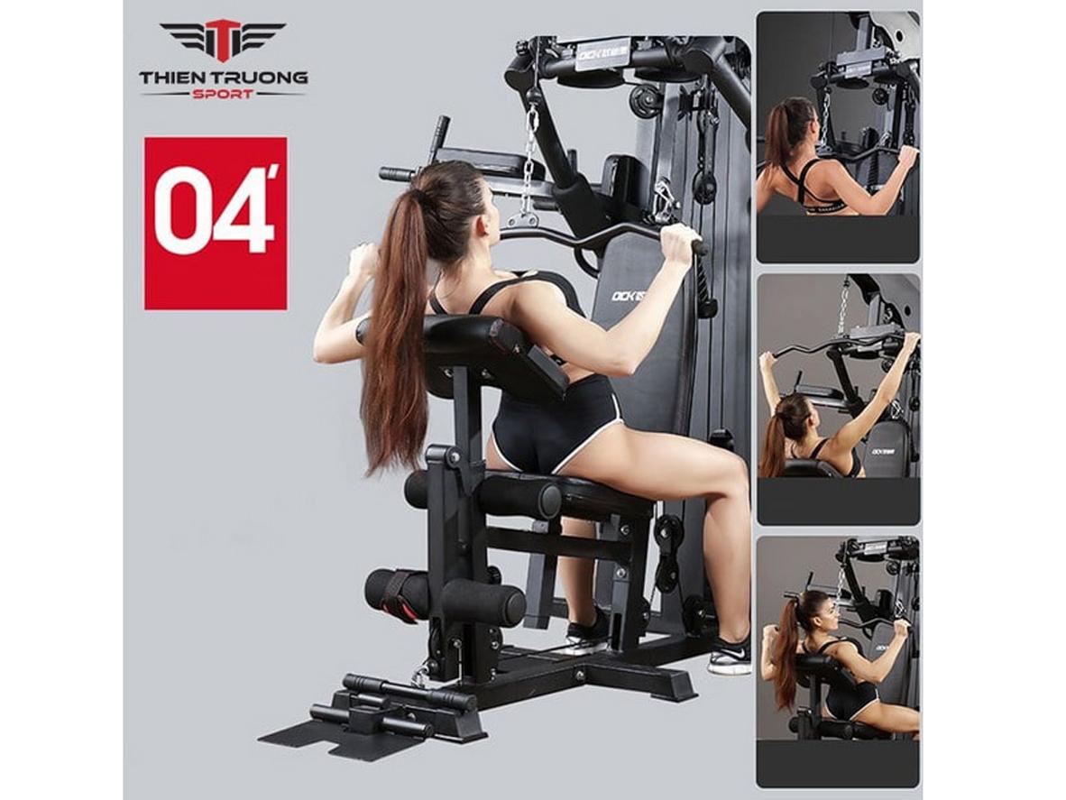 HQ-908S hỗ trợ hơn 52 bài tập cho nhiều nhóm cơ.