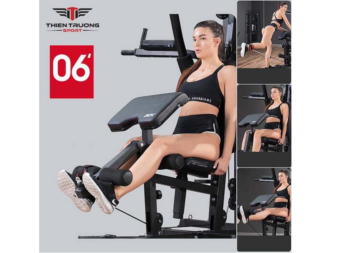 Tải trọng lớn và bộ giàn nặng giúp HQ-908S vững hơn khi tập.