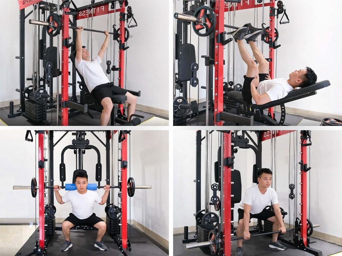 Ghế tập gym điều chỉnh đi kèm giúp HQ K12 sẵn sàng sử dụng ngay từ ngày đầu.