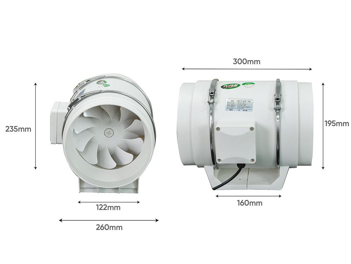 Hút mùi nhanh với lưu lượng gió khoảng 900m³/h