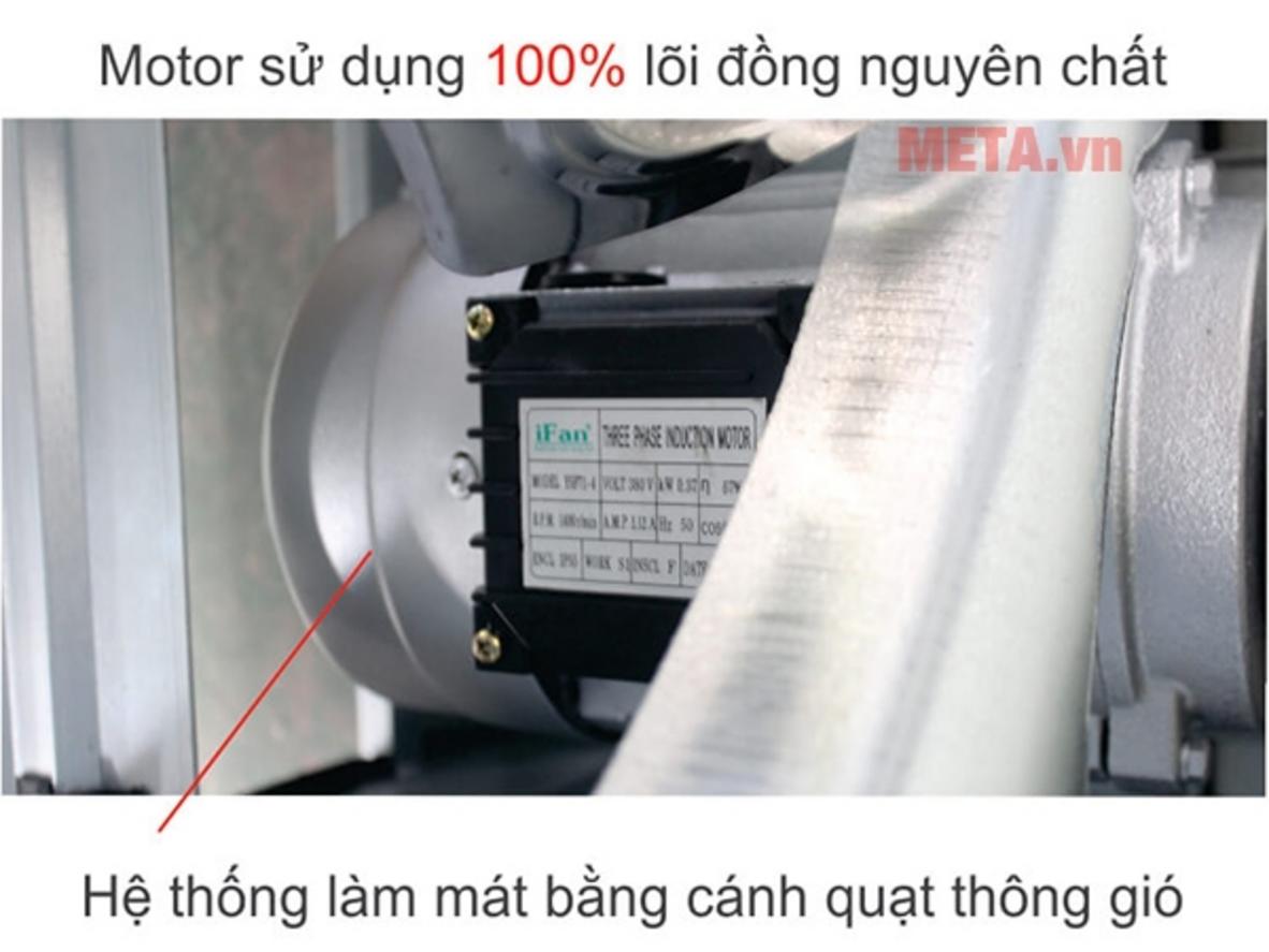 Motor lõi đồng và truyền động gián tiếp giúp IFan 36C vận hành bền bỉ hơn.