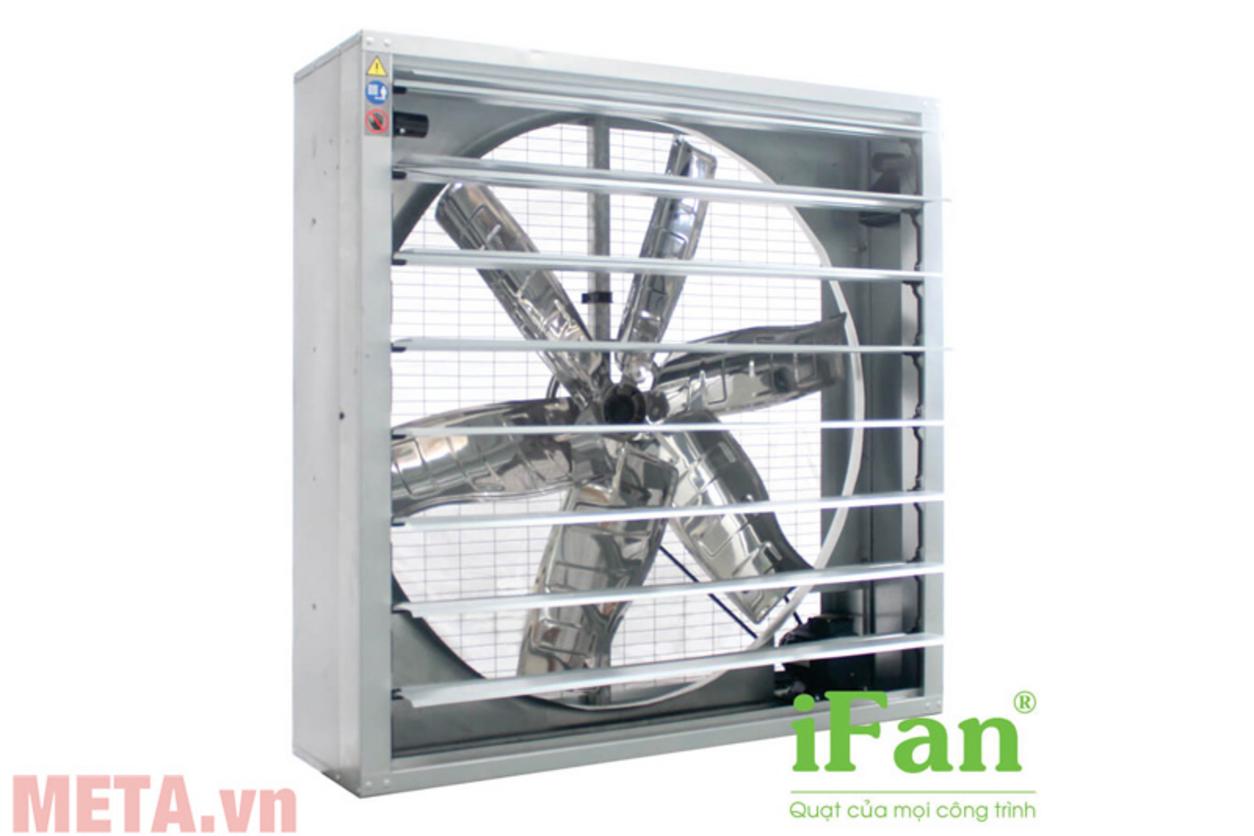 6 cánh inox chống gỉ giúp tăng độ bền và giảm bám bụi cho iFan 42C.