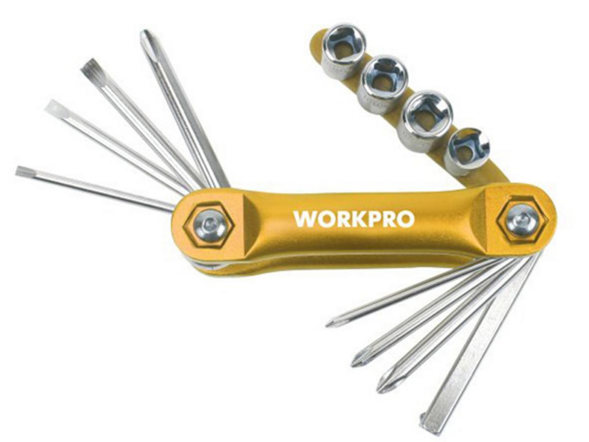 Cấu trúc 3 cụm của bộ lục giác gấp gọn 29 chi tiết Workpro W000901.