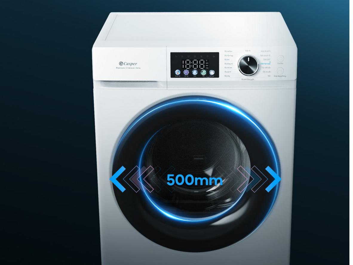 Inverter BLDC giúp máy êm ái và tiết kiệm hơn.