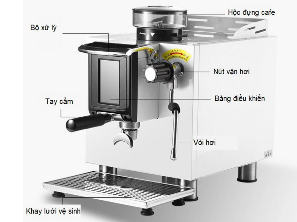 Thiết kế 1 group tích hợp giúp tối ưu không gian và thao tác.