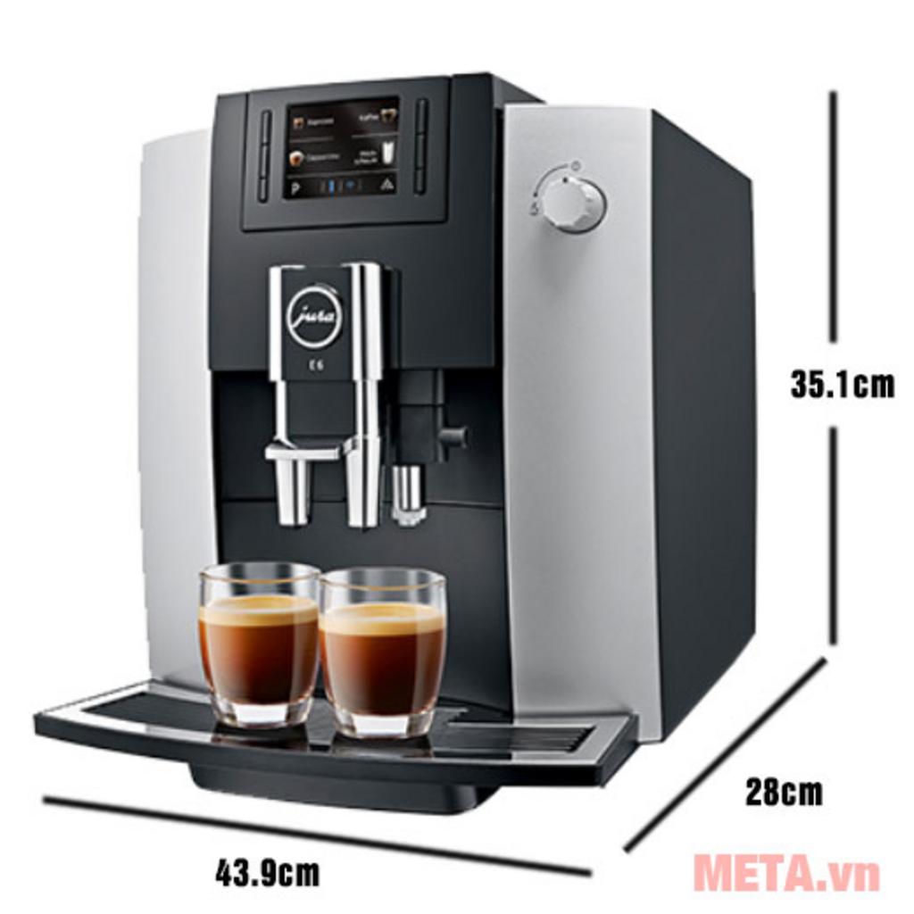 Cụm công nghệ xay - chiết xuất - tạo bọt của Jura E6 Platin giúp ly cà phê ổn định hơn mỗi ngày.