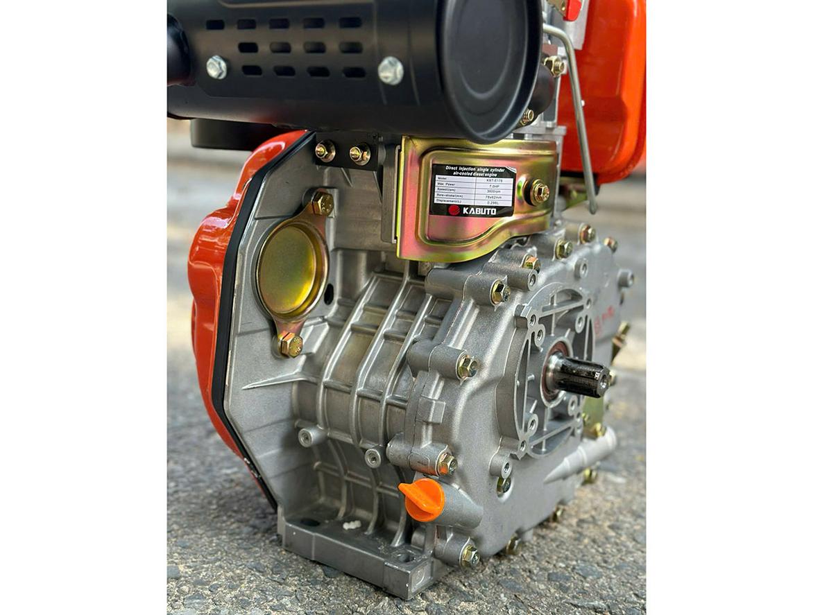 Cấu trúc diesel 4 thì 1 xi lanh giúp máy đơn giản, bền và dễ bảo dưỡng.