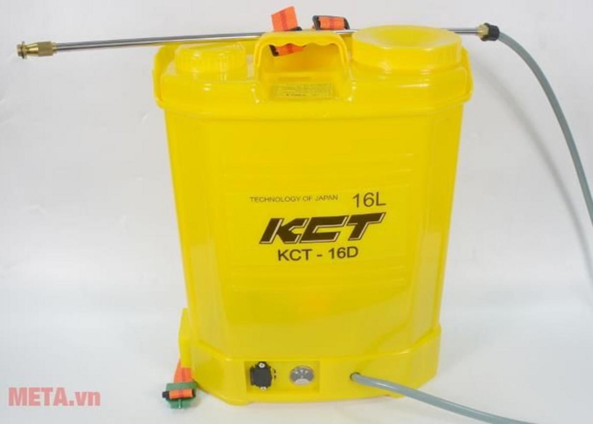 Ắc quy 12V/8Ah hỗ trợ thời gian sử dụng dài và vận hành liên tục.