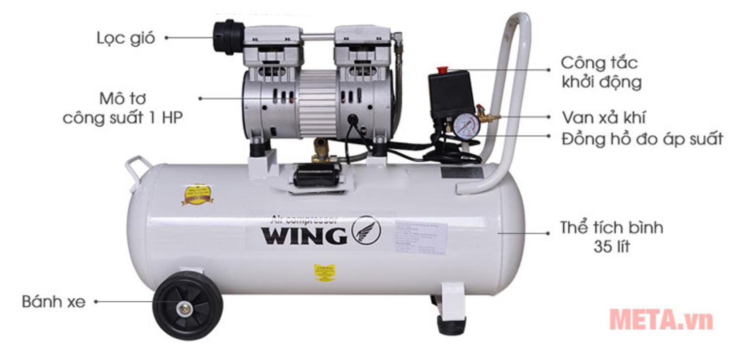 Khí sạch là lợi thế lớn của Wing TW-OF750 35 lít.